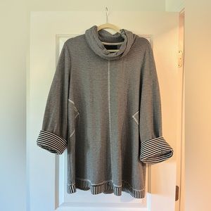 Anthropologie cowl neck pullover XL